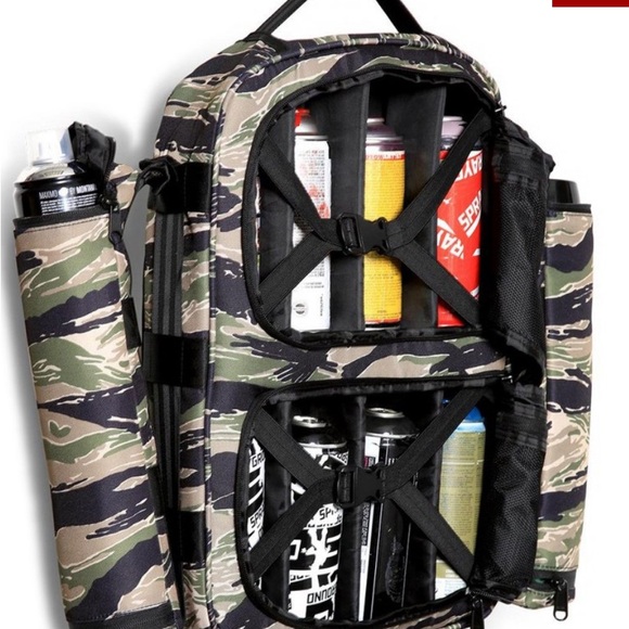 NWT SPRAYGROUND MINI GUB TIGER CAMO MG059 ARMY BACKPACK HIKIBG VARIATION $259 - Picture 8 of 9